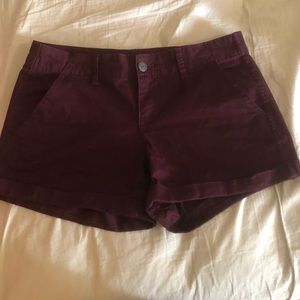 Maroon shorts